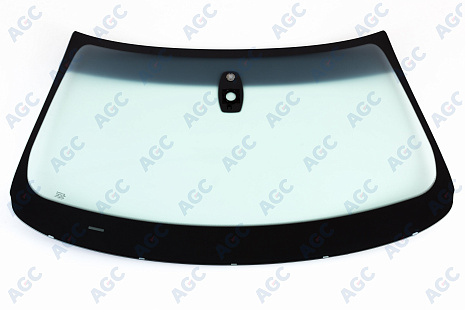 Фото MGC BMW X6 E71 2008-2009 Стекло ветровое Зеленое/Серая полоса + Solar control -ДД-VIN