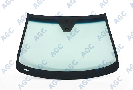 Фото MGC CHEVROLET CAPTIVA/OPEL ANTARA 2006- Стекло ветровое Зеленое/Голубая полоса -ДД-VIN- Изм.шелк