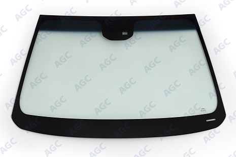 Фото NDG CHEVROLET CRUZE 2009- Стекло ветровое Зеленое/Голубая полоса + Solar control -Место для ДД-VIN