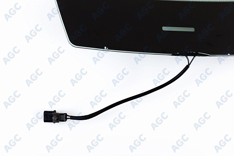 Фото MGC HYUNDAI SANTA FE 2006- Стекло ветровое Зеленое/Голубая полоса -С обогревом зоны дворников-VIN