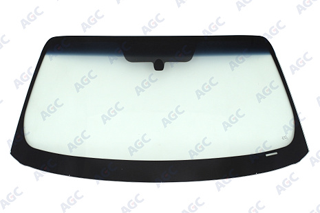 Фото MGC INFINITI FX35/45 2003- Стекло ветровое Зеленое/Голубая полоса + Solar control - VIN-ОКНО