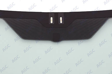 Фото NDG FORD FOCUS III 2011- Стекло ветровое Зеленое - Solar control -С полным обогревом-VIN-Изм.шелк (Без молдинга)