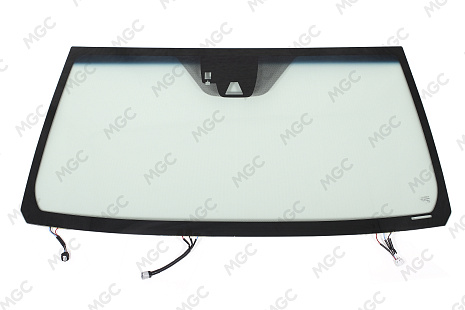 Фото MGC TOYOTA LANDCRUISER J200 2015- Стекло ветровое Зеленое/Голубая полоса -Шелк под Кам -С полным обогревом+обогрев зоны дворников - Шелк для ДД-VIN-Изм.шелк