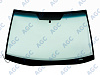 Фото MGC SUBARU B9 TRIBECA 4D UTILITY 2005- Стекло ветровое Зеленое/Голубая полоса + Solar control -С обогревом зоны дворников-VIN