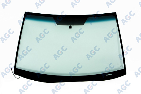 Фото MGC SUBARU B9 TRIBECA 4D UTILITY 2005- Стекло ветровое Зеленое/Голубая полоса + Solar control -С обогревом зоны дворников-VIN
