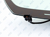 Фото MGC HYUNDAI SANTA FE 2006- Стекло ветровое Зеленое/Голубая полоса -С обогревом зоны дворников-ДД-VIN- Изм.шелк