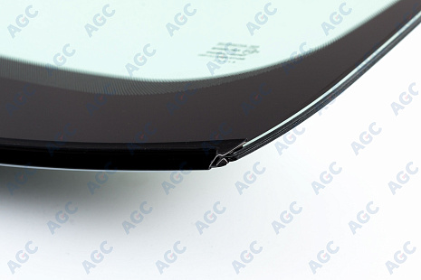 Фото MGC AUDI A6 2004-2011 Стекло ветровое Зеленое/Серая полоса + Solar control -ДД-VIN-Доп.обор