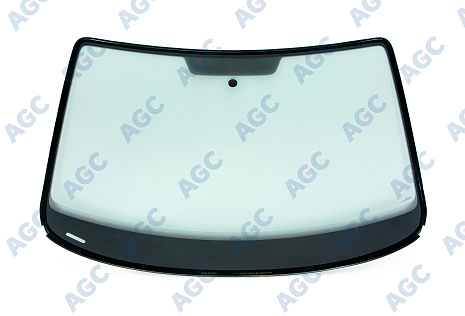 Фото MGC VOLKSWAGEN CADDY 2010- Стекло ветровое Зеленое - Solar control -VIN-Инкапс- Изм.шелк