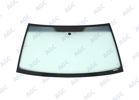 Фото NDG SKODA FABIA 2007/ROOMSTER 2006- Стекло ветровое Зеленое/Серая полоса + Solar control -VIN (Без молдинга)