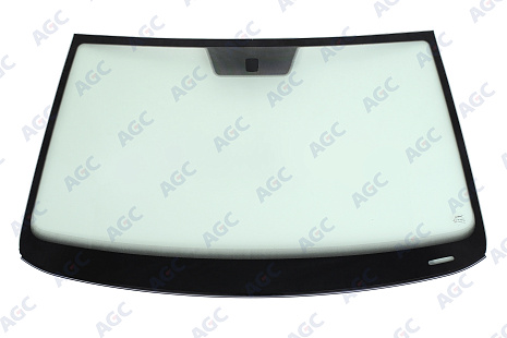 Фото NDG VOLKSWAGEN POLO V 4D СЕД 2009- Стекло ветровое Зеленое - Solar Control -VIN- Нижний молдинг