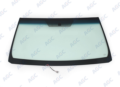 Фото MGC TOYOTA LANDCRUISER 150 PRADO 2009- Стекло ветровое Зеленое/Голубая полоса + Шумоизоляция -Ант-С обогревом зоны дворников-Инкапс