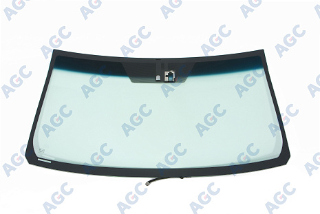 Фото MGC TOYOTA LANDCRUISER J200 2008- Стекло ветровое Зеленое/Голубая полоса -С обогревом зоны дворников-ДД-VIN- Изм.шелк