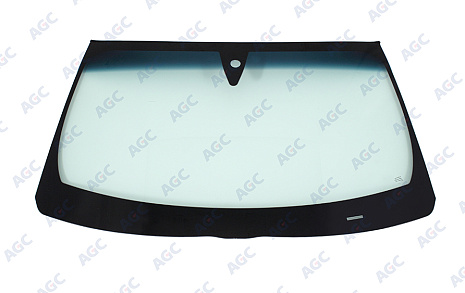 Фото MGC INFINITI FX (S51)/QX70 2008- Стекло ветровое Зеленое/Голубая полоса + Solar control -ДД-VIN-Инкапс