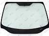 Фото NDG FORD FOCUS III 2011- Стекло ветровое Зеленое - Solar control -С полным обогревом-VIN-Изм.шелк (Без молдинга)