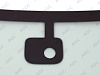 Фото NDG NISSAN X-TRAIL 2007- Стекло ветровое Зеленое -Место для ДД-Изм.шелк