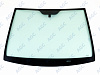 Фото MGC БЕЗ РГ! HYUNDAI iX20/KIA VENGA 2009- Стекло ветровое Зеленое - Solar control- Изм.полож.VIN