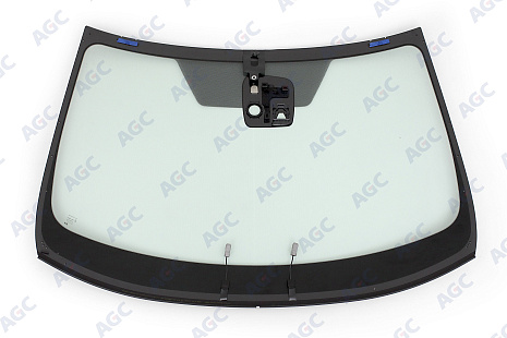 Фото MGC NISSAN X-TRAIL 2014-2018 Стекло ветровое Зеленое - Solar control -Кам-С полным обогревом-ДД-Инкапс