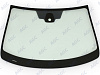 Фото NDG NISSAN QASHQAI P32L/QASHQAI +2 2006- Стекло ветровое Зеленое - Solar control -Место для ДД-VIN-Изм.шелк