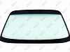 Фото MGC HYUNDAI SANTA FE/SANTA FE CLASSIC 2001- Стекло ветровое Зеленое/Голубая полоса