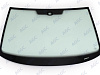 Фото NDG SKODA YETI 2009- Стекло ветровое Зеленое - Solar control -Место для ДД-VIN- Изм.шелк (Без молдинга)