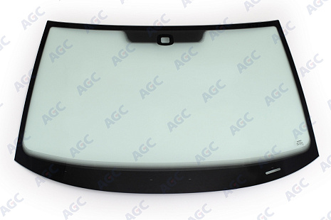 Фото NDG SKODA YETI 2009- Стекло ветровое Зеленое - Solar control -Место для ДД-VIN- Изм.шелк (Без молдинга)