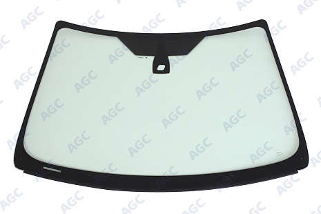 Фото NDG FORD FOCUS II 2004- Стекло ветровое Зеленое - Solar Control -Шелк.под ДД-VIN- Нижний молдинг