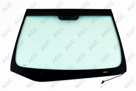 Фото MGC HYUNDAI I30 2012- Стекло ветровое Зеленое/Голубая полоса -С обогревом зоны дворников-ДД-Датч.влажн-VIN