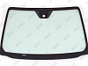 Фото NDG NISSAN NOTE 2006- Стекло ветровое Зеленое - Solar control -Место для ДД-VIN- Изм.шелк (Без молдинга)
