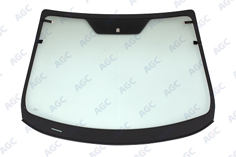 Фото MGC FORD FIESTA VI 3D-5D ХБ 2008-2019 Стекло ветровое Зеленое + Шумоизоляция -С полным обогревом-VIN-Доп.обор
