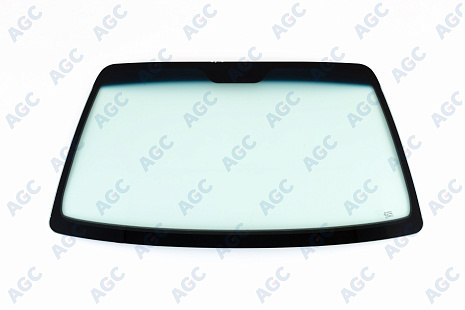 Фото MGC CHEVROLET LACETTI 5D/DAEWOO NUBIRA J200 2004-2013/RAVON GENTRA 2015- Стекло ветровое Зеленое/Голубая полоса -Ант
