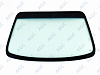 Фото MGC CHEVROLET AVEO 2006-2011/RAVON NEXIA R3 2015- Стекло ветровое Зеленое/Голубая полоса + Solar control