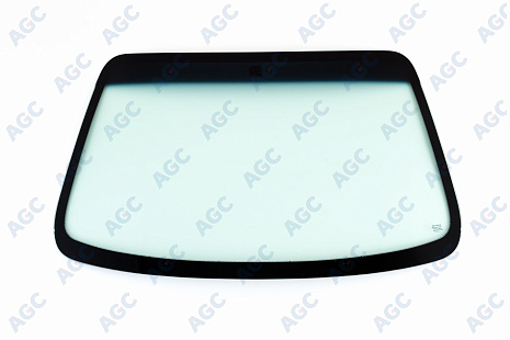 Фото MGC CHEVROLET AVEO 2006-2011/RAVON NEXIA R3 2015- Стекло ветровое Зеленое/Голубая полоса + Solar control