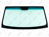 Фото MGC RENAULT KANGOO/ NISSAN KUBISTAR 2001- Стекло ветровое Зеленое/Зеленая полоса + Solar control -Из.разм