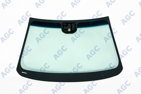 Фото MGC CHEVROLET CRUZE 2009- Стекло ветровое Зеленое/Голубая полоса + Solar control -ДД-VIN