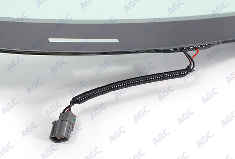 Фото MGC HONDA CRV 2015- Стекло ветровое Зеленое - Solar control -С обогревом зоны дворников-VIN