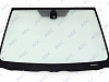Фото NDG TOYOTA AVENSIS 2006- Стекло ветровое Зеленое -Место для ДД-VIN- Изм.шелк