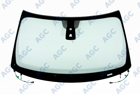 Фото MGC FORD EXPLORER 2011-2019 Стекло ветровое Зеленое + Шумоизоляция -Кам -С полным обогревом-ДД-VIN-Доп.обор