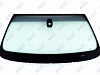 Фото MGC BMW X6 E71 2008-2009 Стекло ветровое Зеленое/Серая полоса + Solar control -ДД-VIN