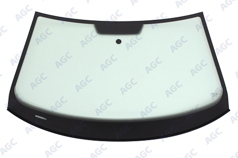 Фото NDG VOLKSWAGEN JETTA 2005- Стекло ветровое Зеленое - Solar Control -VIN-Нижний молдинг -Изм.полож.Держ.Зерк