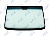 Фото MGC SSANGYONG KYRON 2005-/ACTYON 2006- Стекло ветровое Зеленое/Голубая полоса -С обогревом зоны дворников-VIN