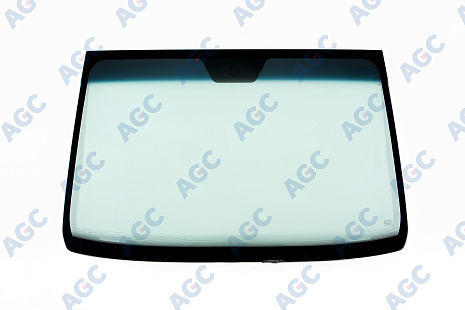 Фото MGC SSANGYONG KYRON 2005-/ACTYON 2006- Стекло ветровое Зеленое/Голубая полоса -С обогревом зоны дворников-VIN