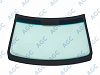 Фото MGC RENAULT SANDERO I 2008-/DUSTER I 2010-/NISSAN TERRANO III 2014- Стекло ветровое Зеленое/Голубая полоса + Solar control