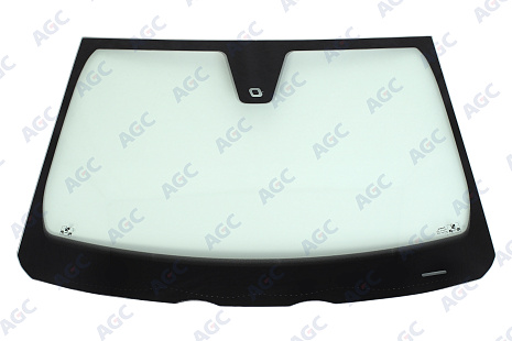 Фото NDG VOLVO C30 06-/ S40 06-/ V50 2006- Стекло ветровое Зеленое - Solar Control -Шелк.под ДД-VIN- Изм.шелк (без молдинга)