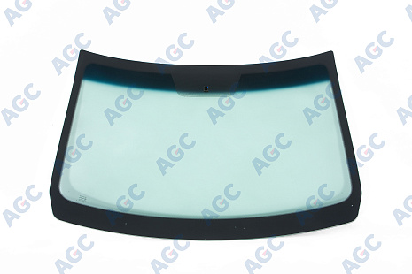 Фото MGC RENAULT SANDERO I 2008-/DUSTER I 2010-/NISSAN TERRANO III 2014- Стекло ветровое Зеленое/Голубая полоса + Solar control