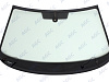 Фото NDG SKODA OCTAVIA A7 2013- Стекло ветровое Зеленое - Solar Control -С полным Обогревом-Шелк.под ДД-VIN - Нижний молдинг