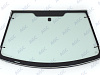 Фото NDG FORD FUSION 2002- Стекло ветровое Зеленое - Solar Control -С полным обогревом-VIN (б/молдинга)