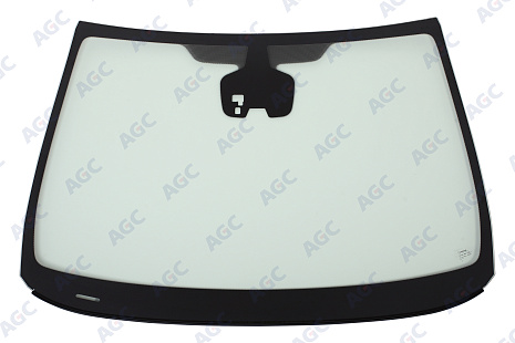 Фото NDG OPEL ASTRA J 2009- Стекло ветровое Зеленое - Solar Control -Шелк.под ДД-VIN- Нижний молдинг