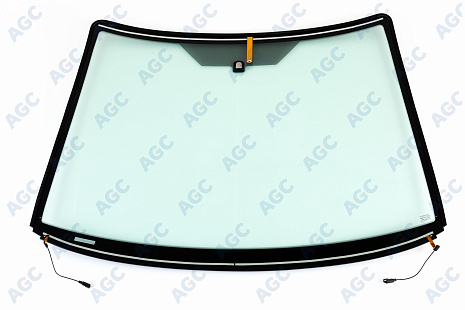 Фото MGC БЕЗ РГ! FORD FOCUS C-MAX 2003- Стекло ветровое Зеленое - Solar control -С полным обогревом-VIN-Доп.обор- Изм.шелк
