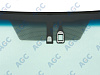 Фото MGC TOYOTA LANDCRUISER 150 PRADO 2013- Стекло ветровое Зеленое/Голубая полоса + Шумоизоляция -С полным обогревом-ДД-VIN-Инкапс-Изм.шелк