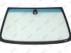 Фото NDG BMW X5 E53 2003-2006 Стекло ветровое Зеленое/Зеленая полоса + Solar control -Место для ДД- VIN-Изм.ДД
